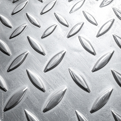 Background brush metal Diamond Plate pattern.