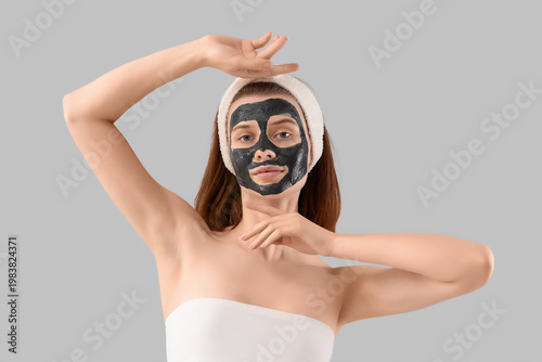 Beautiful young woman with ...