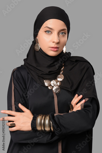 Beautiful young stylish Mus...
