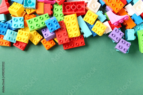 Colorful plastic building b...
