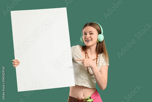 Beautiful young woman with ...