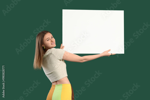 Beautiful young woman with ...