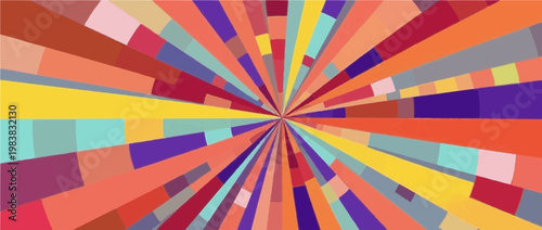 abstract background with colorful stripes
