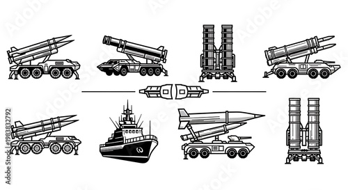 Military missile launchers and rocket systems