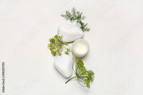 Composition with spa stones...