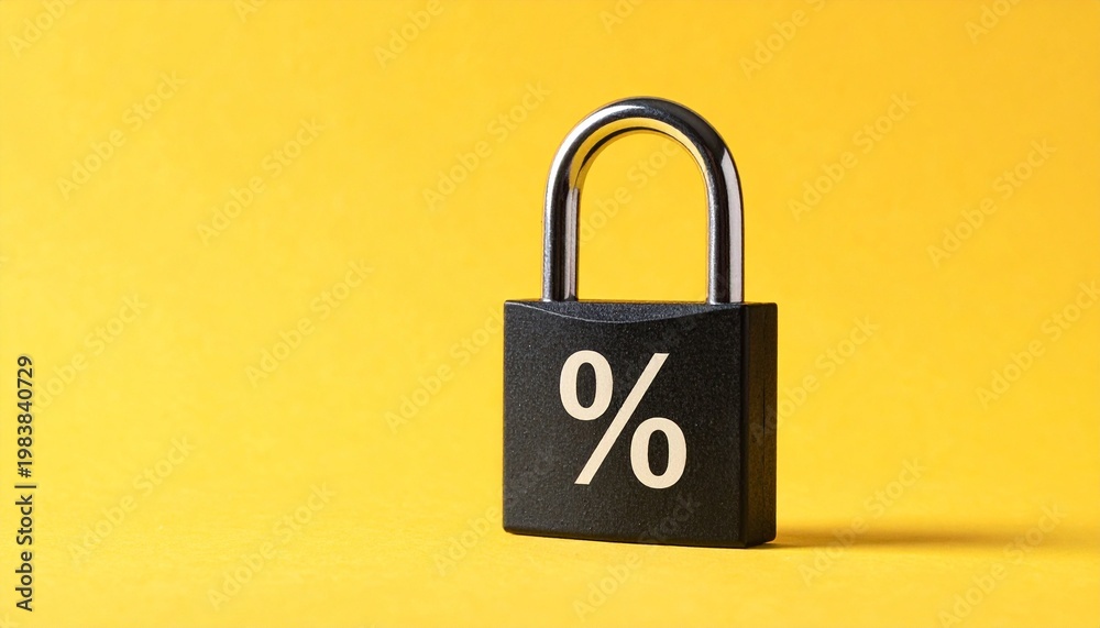 Fototapeta premium Secured Percent Value
