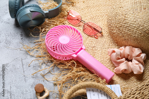 Female summer accessories w...