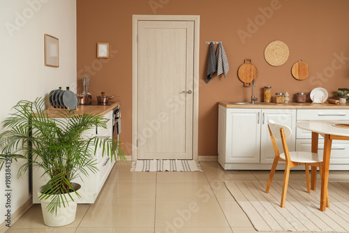 Interior of stylish kitchen...