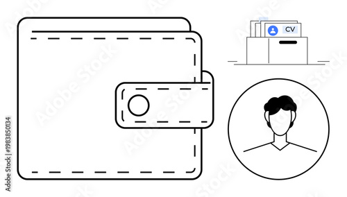 Digital wallet. Digital wallet storing personal data for secure access and identity verification. Digital wallet supports user profiles and resumes. For banking, hiring, fintech, applications