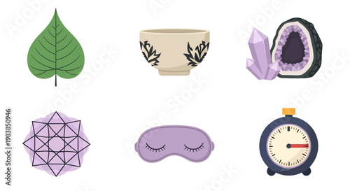 Assorted Relaxation and Wellness Items for Self-Care Practices