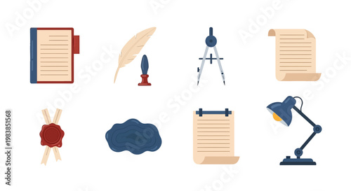 Set of Academic and Creative Tools for Writing and Drawing