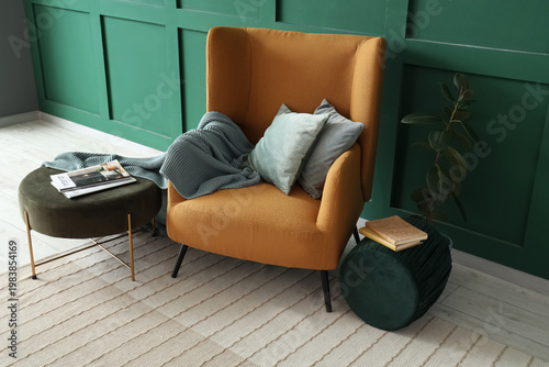 Interior of living room wit...
