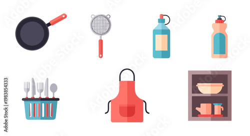 Cooking and Kitchen Utensil Set for Food Preparation