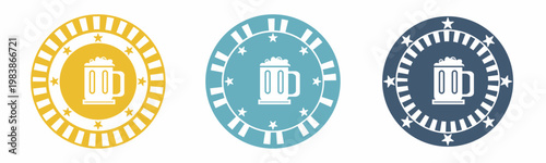 Tea glass icon. Tea glass illustration label design. Design for business. Vector illustration.