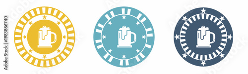 Tea glass icon. Tea glass illustration label design. Design for business. Vector illustration.