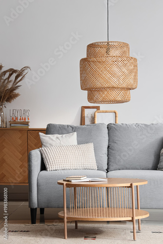 Stylish interior of light l...