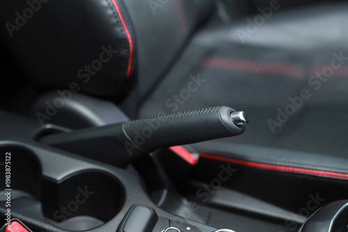 handbrake in an automatic transmission car.
