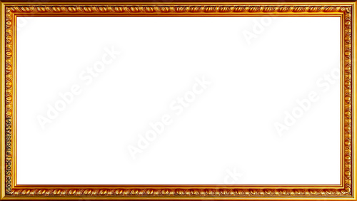 Marco Dorado Antiguo Premium Diseño Ornamental Metálico | Para Enmarcar Fotografía, Obra de Arte, Certificado, Diploma, Invitaciones, Bodas, etc.