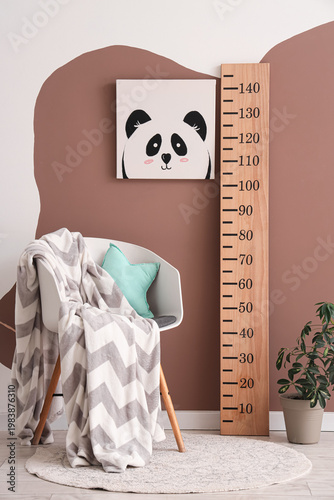Interior of stylish childre...