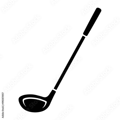 set of golf clubs illustration vector