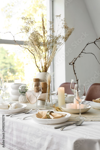 Elegant table setting with ...