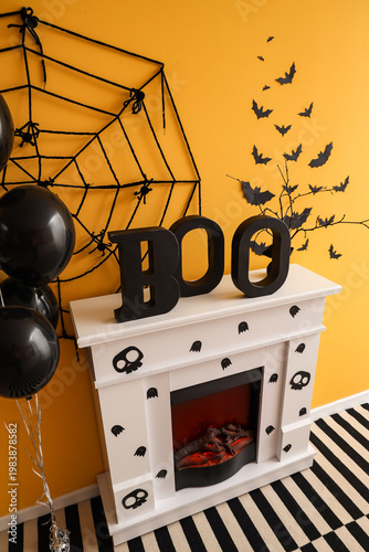 Interior of living room dec...