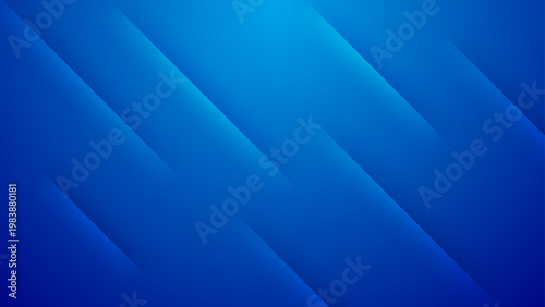 Clean blue abstract background with soft diagonal geometric shadows