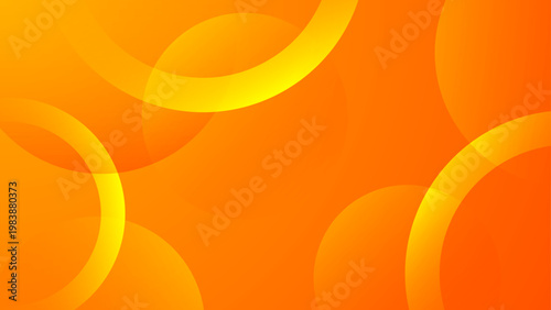 Energetic orange and yellow background featuring dynamic circular patterns and bright glowing aura for summer promotions