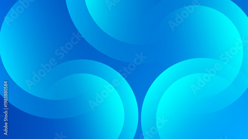 Tablou pe pânză Clean and professional abstract background featuring soft circular shapes and fl