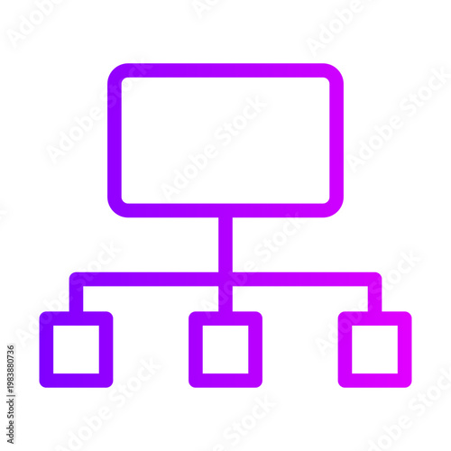 local network gradient icon