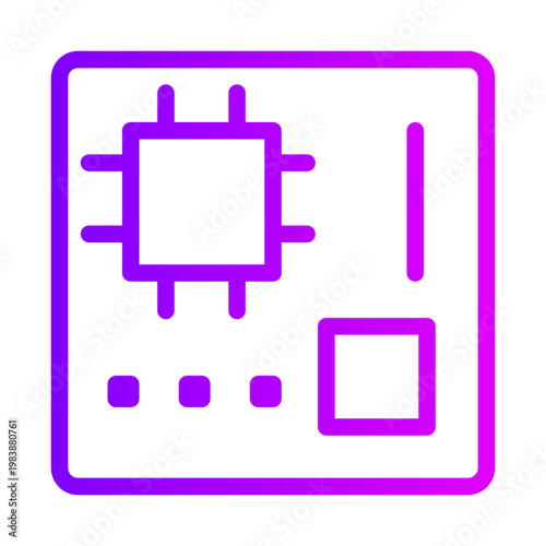 motherboard gradient icon