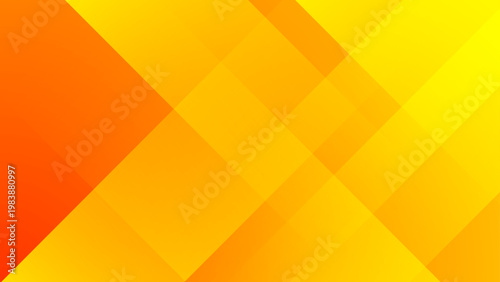Energetic orange and yellow diagonal squares overlapping to create a warm and vibrant geometric backdrop