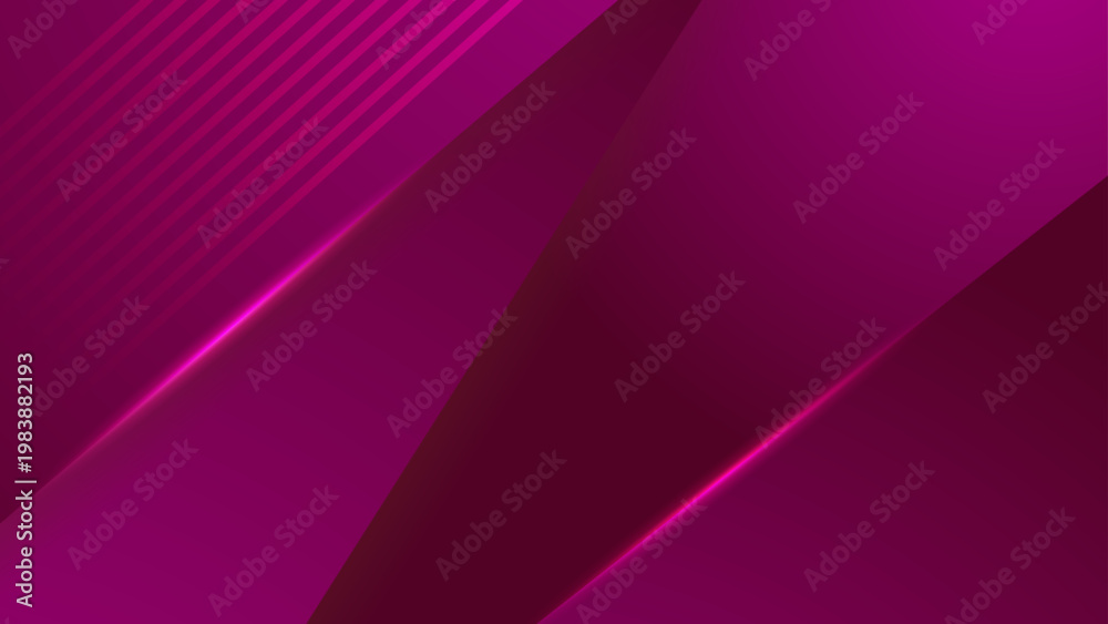 Obraz premium Sophisticated magenta and purple background with diagonal geometric overlays and vibrant neon light accents suitable for fashion or premium branding