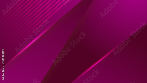 Sophisticated magenta and purple background with diagonal geometric overlays and vibrant neon light accents suitable for fashion or premium branding