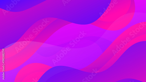 Stunning purple and pink magenta fluid shapes with soft transitions for artistic and futuristic design concepts