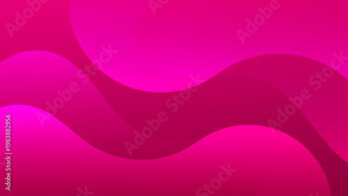 Deep pink and magenta abstract wave patterns with smooth gradients and flowing shapes for high quality aesthetic backdrops