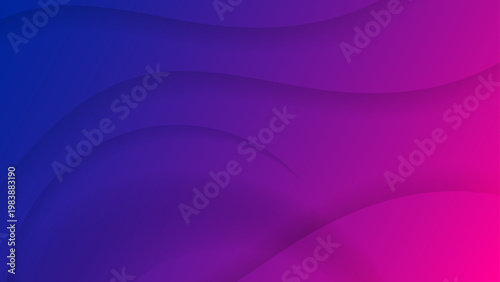 Futuristic navy blue to pink gradient abstract background with smooth layered wave shapes