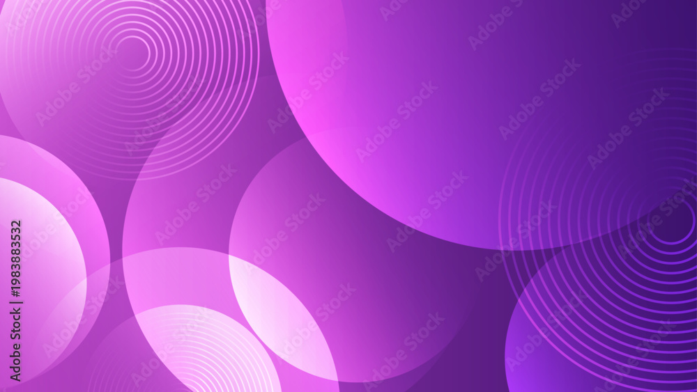 Obraz premium Dark and light purple abstract background featuring concentric ring patterns