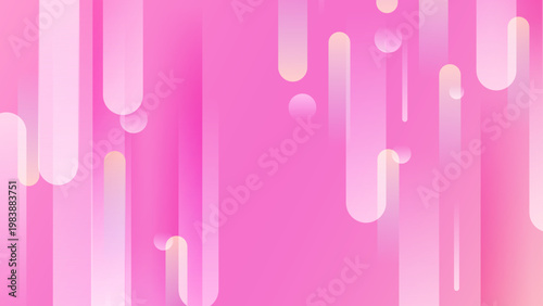 Soft pink pastel gradient featuring vertical rounded pill shapes for a modern aesthetic