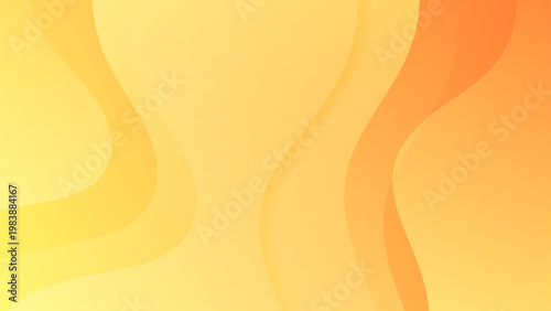 Soft yellow and orange wavy background with warm sunlit gradients and elegant fluid transitions
