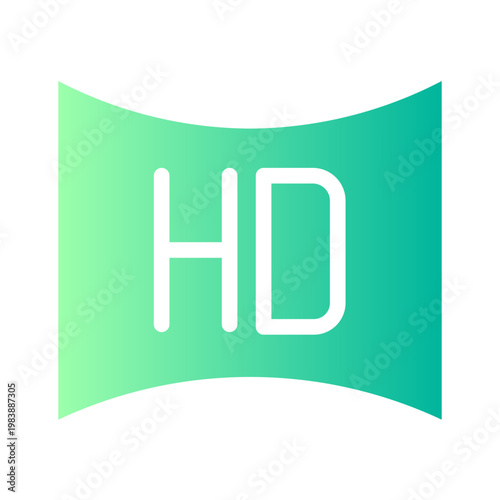 monitor gradient icon