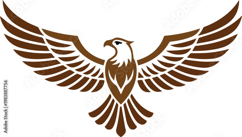 Eagle insignia for military badge