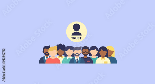 Diverse Group of People Trust.