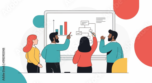 Diverse Team Brainstorming Session.