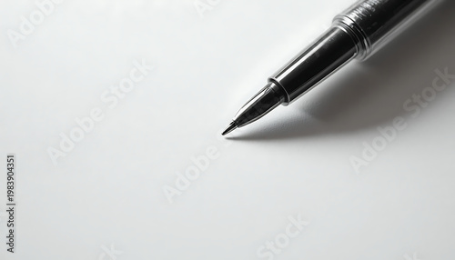 fountain pen on paper beautiful background 