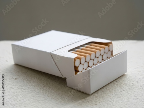 Open matchbox with wooden matches a simple still life composition