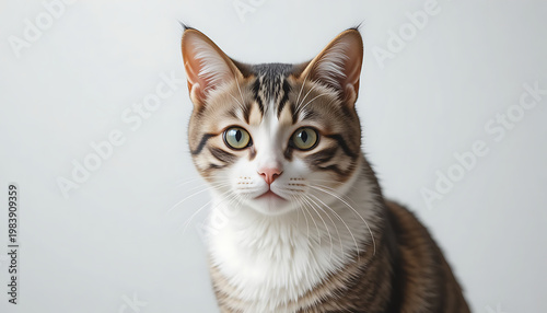 cat on a black background beautiful 