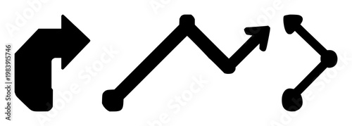 Git branch merge icon set with solid black fill and upward arrow featuring version control, software development, programming with code and repository