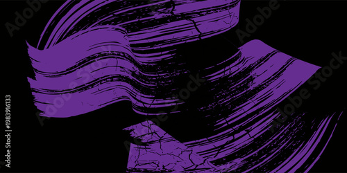 Black sports background design with purple abstract template. Sports players in various activities. Football, basketball, baseball, tennis, rugby, Modern.