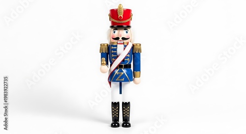 3 d of a cheerful robot holding a gift box with a red bow 3d robot present blue and white robot